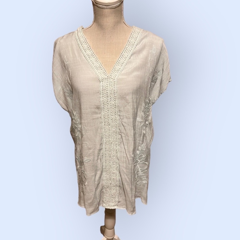 New Direction mint green top. Size 1X